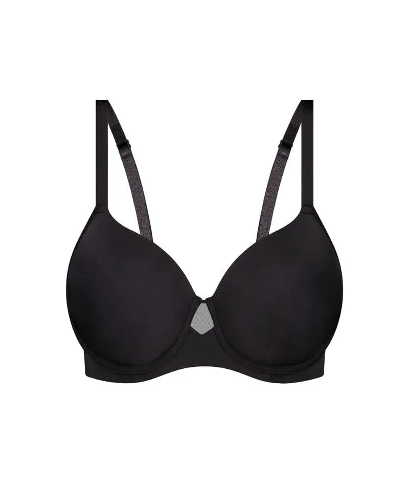 Triumph Body Make-up Smooth Underwired Padded Bra 2 Pack - Black/Blusher Beige