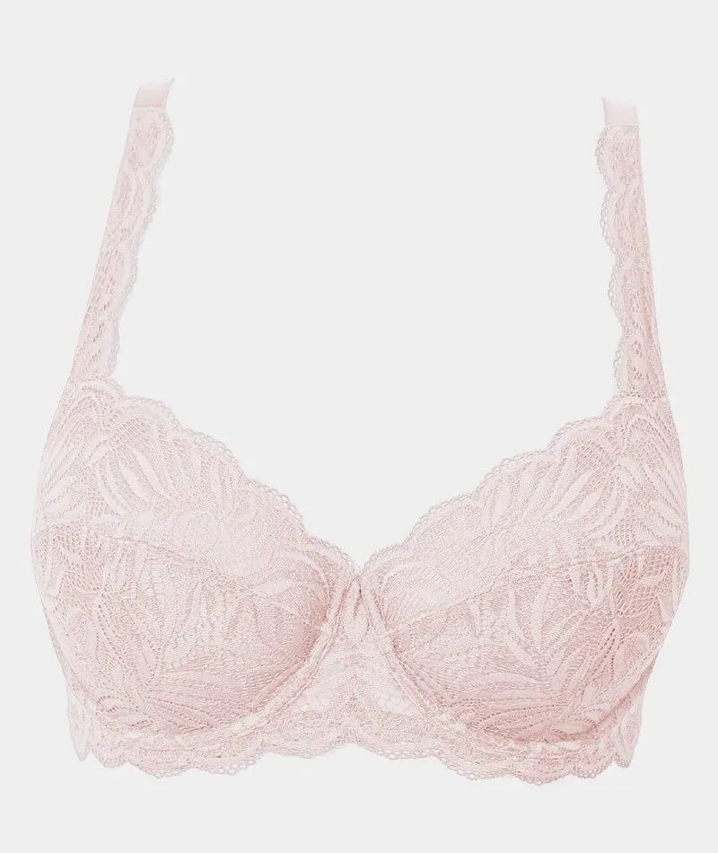 Triumph Essential Lace Balconette Bra - Nude Pink