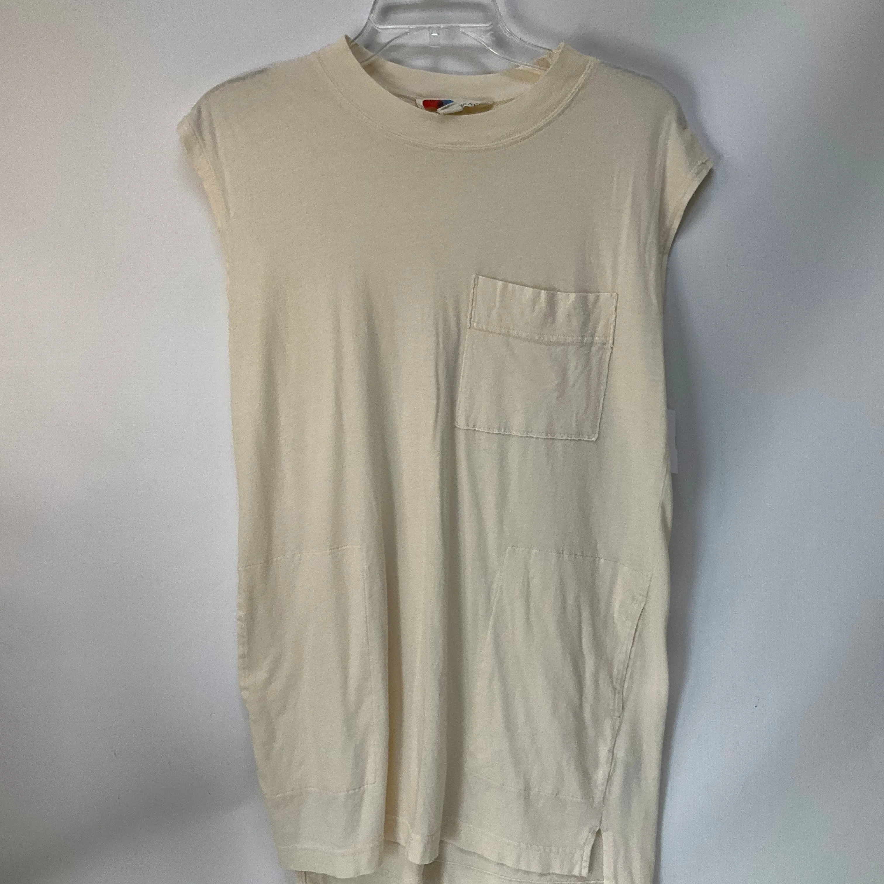 Tunic Sleeveless By Free People In Cream, Size: Xs