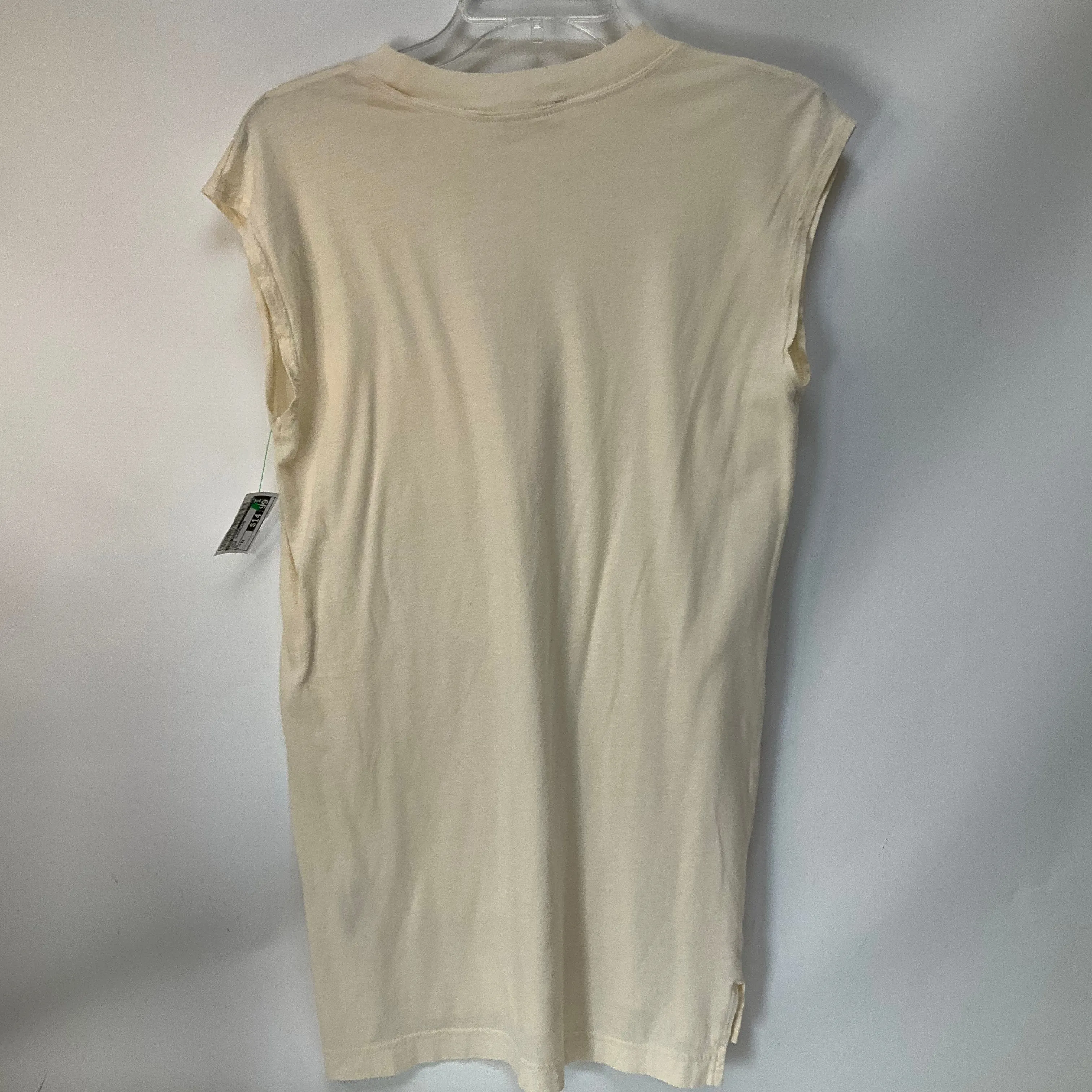 Tunic Sleeveless By Free People In Cream, Size: Xs
