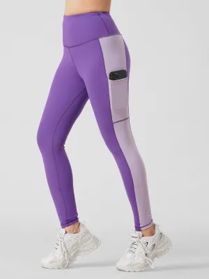 Two Pointer Legging in Purple
