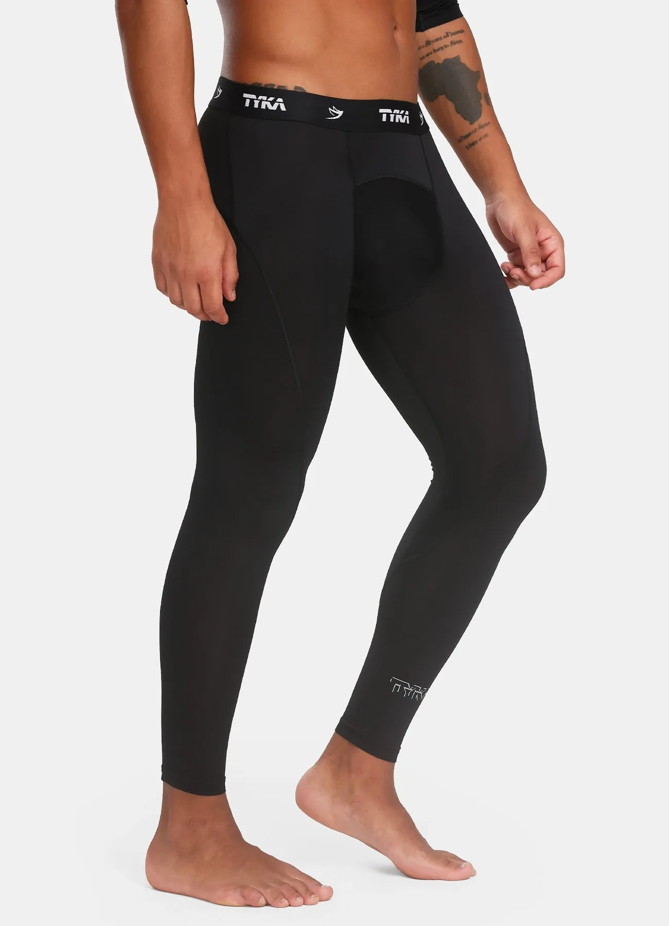 Tyka Pro Cricket Compression Long Tight Black