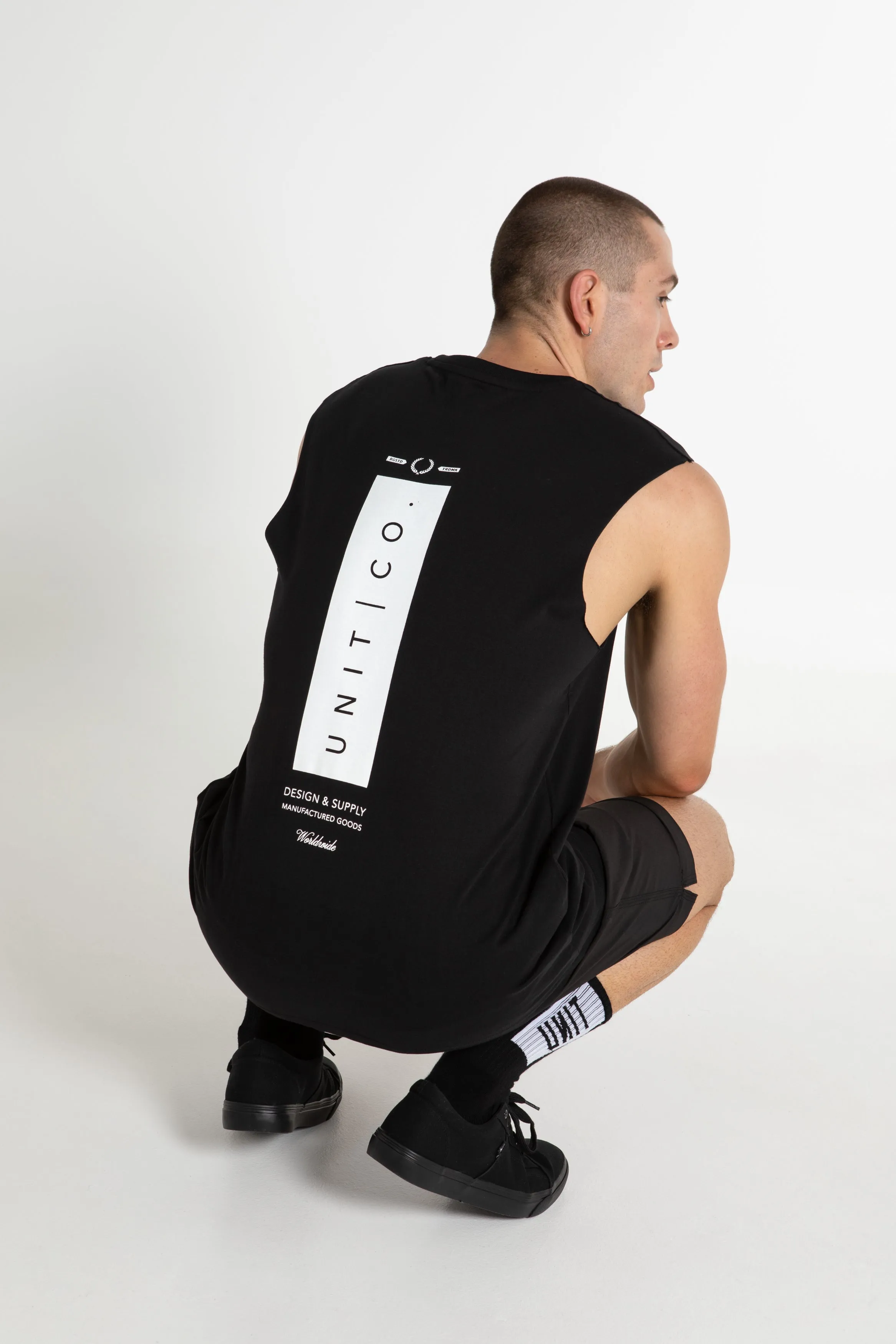 UNIT Mens Plate Muscle Tee