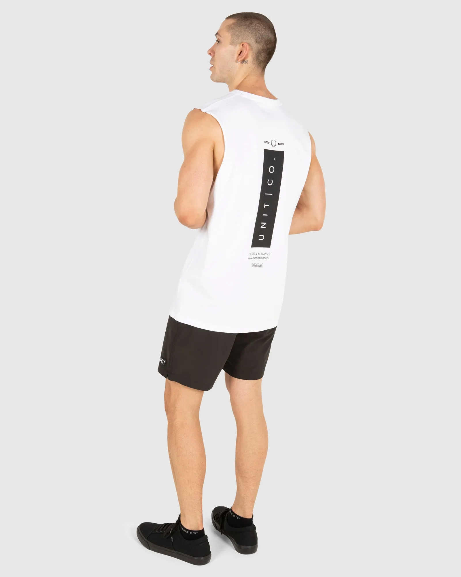 UNIT Mens Plate Muscle Tee