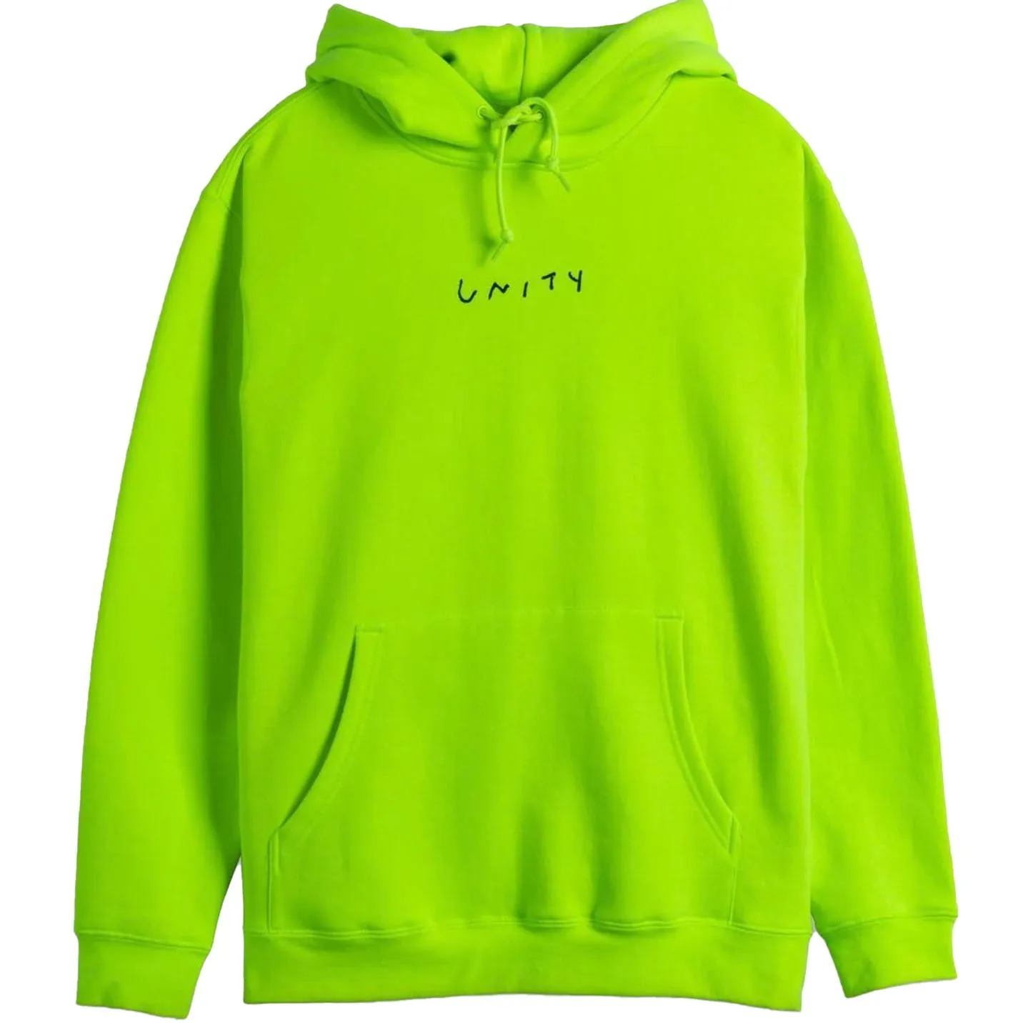 Unity Banners Hoodie Safety Green