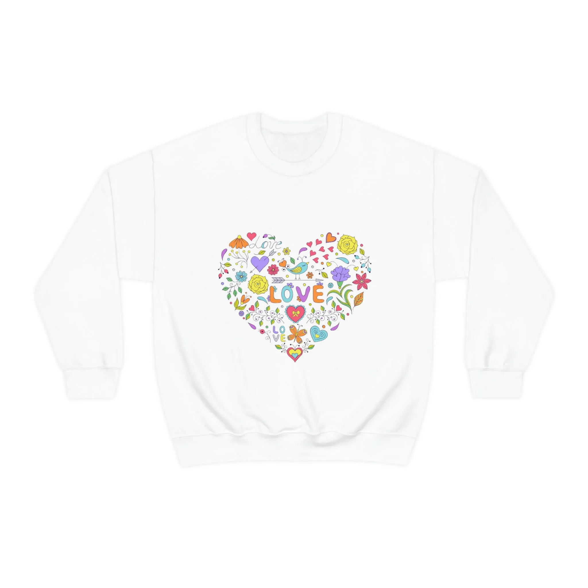 Valentine's Day Heart crewneck sweatshirt