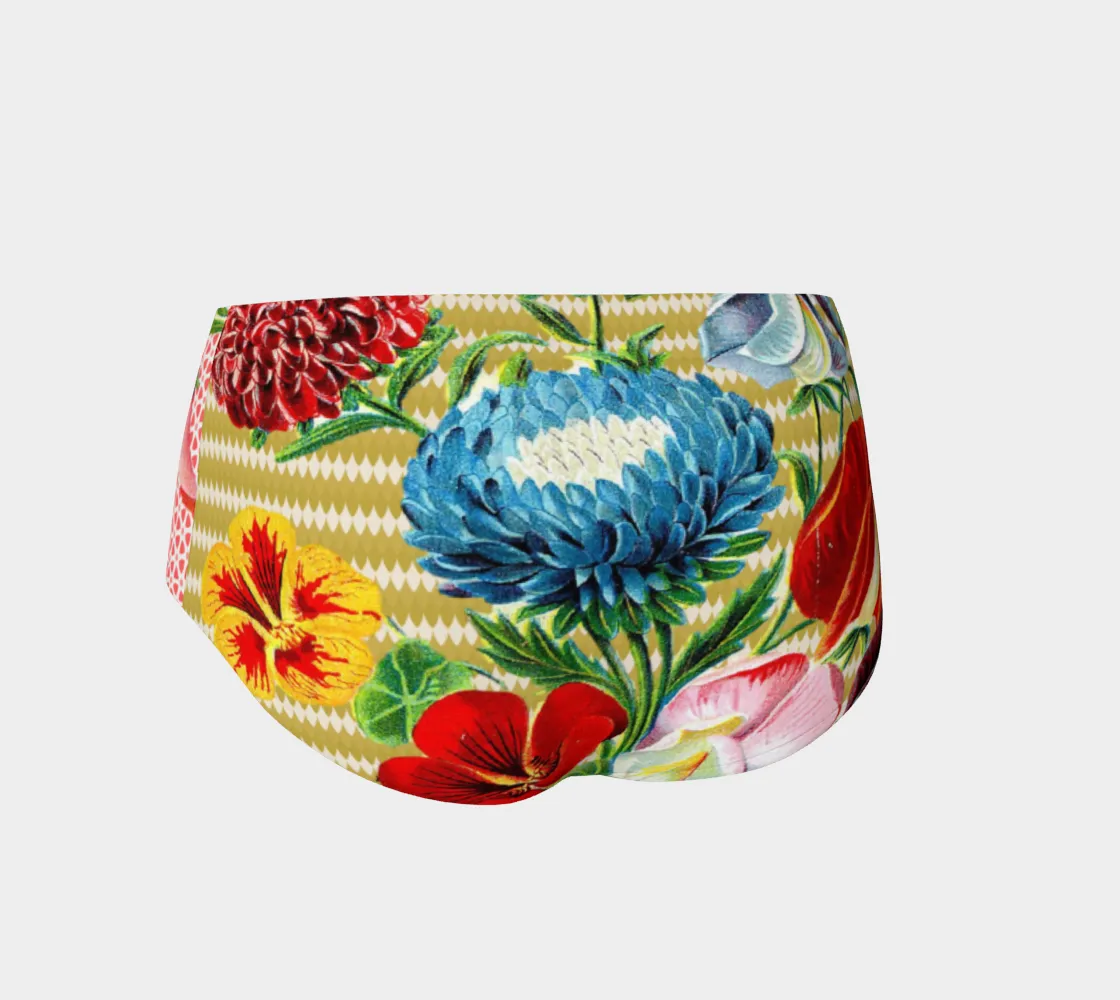 Vanilla Rose Swim Briefs