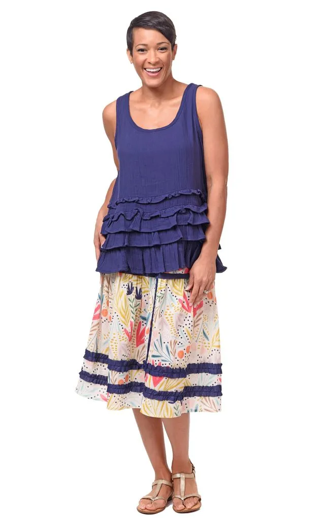 VCG648 Cara Tank in Navy