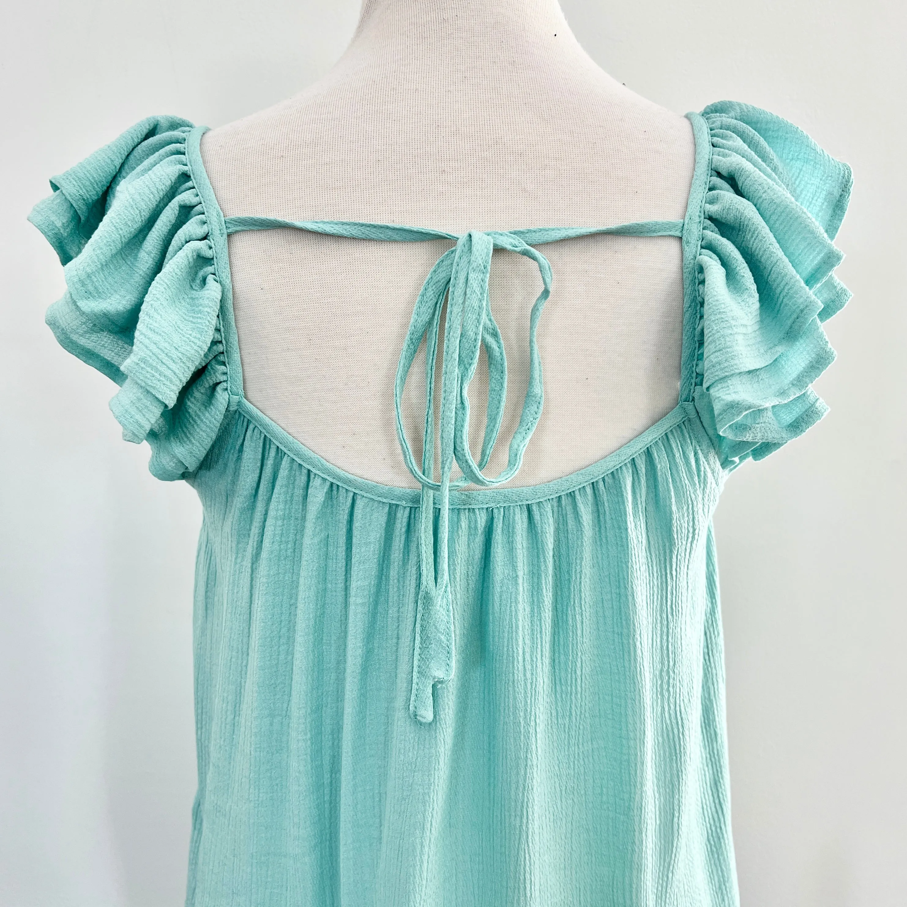 Veronica Top - Seafoam