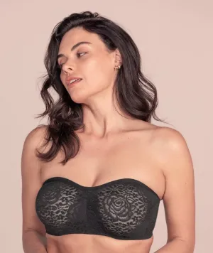 Wacoal Halo Lace Strapless Bra - Black