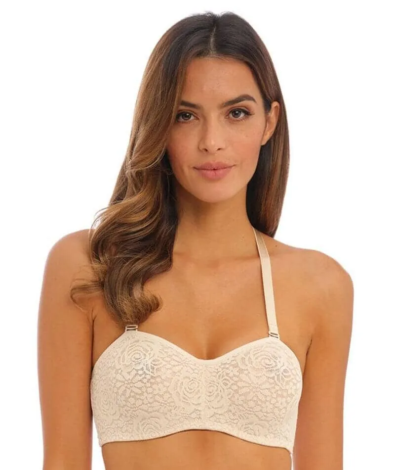 Wacoal Halo Lace Strapless Bra - Nude