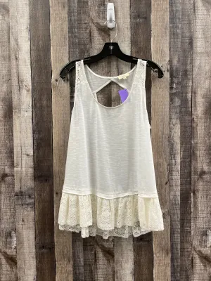 White Top Sleeveless Kori America, Size S