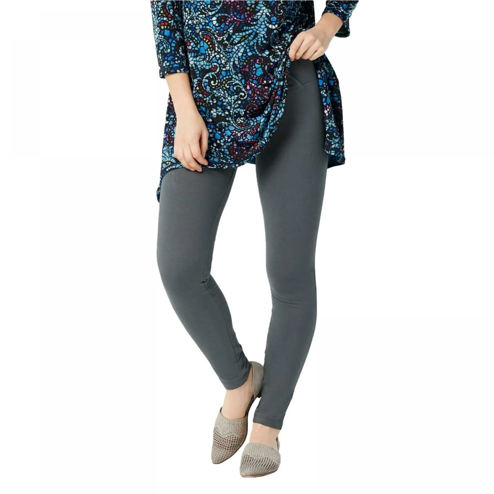 Women with Control Women's Tummy Control Cross Leggings