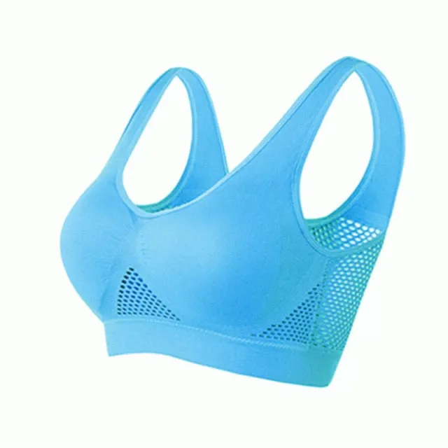 Women Yoga Underwear Padded Crop Tops