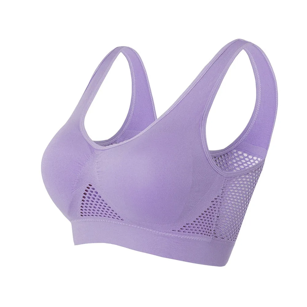 Women Yoga Underwear Padded Crop Tops