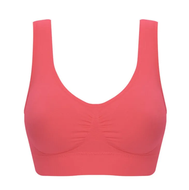 Women Yoga Underwear Padded Crop Tops