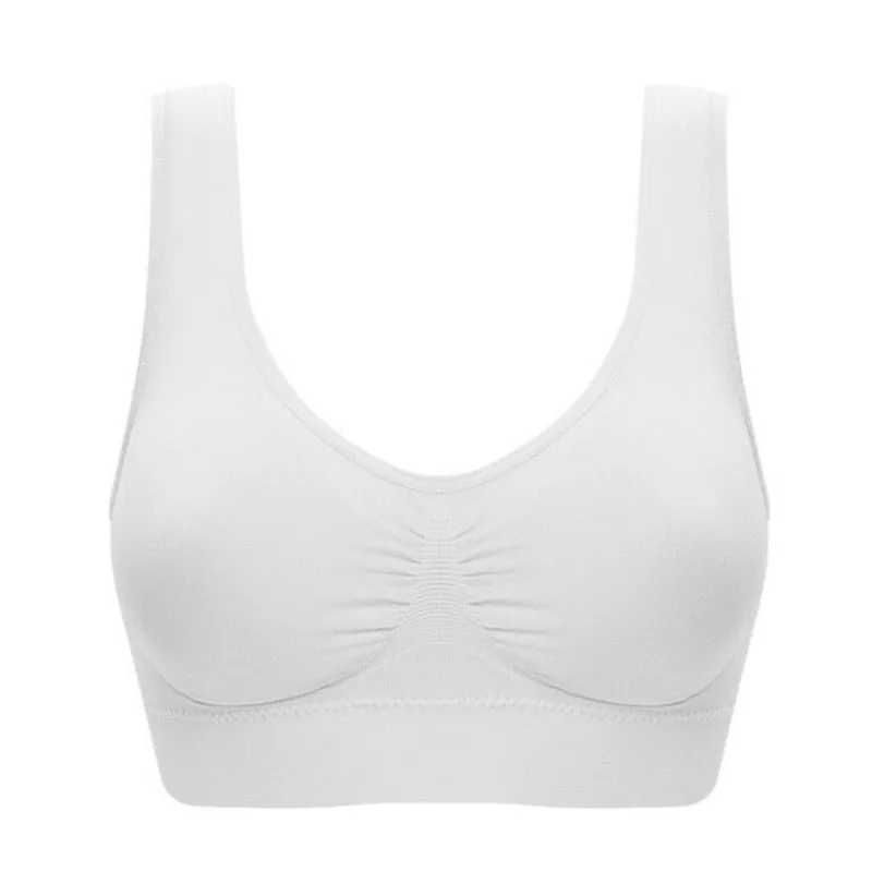 Women Yoga Underwear Padded Crop Tops