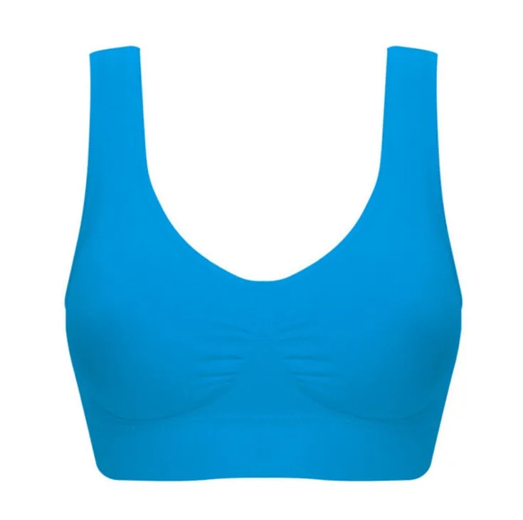 Women Yoga Underwear Padded Crop Tops