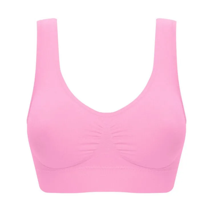 Women Yoga Underwear Padded Crop Tops