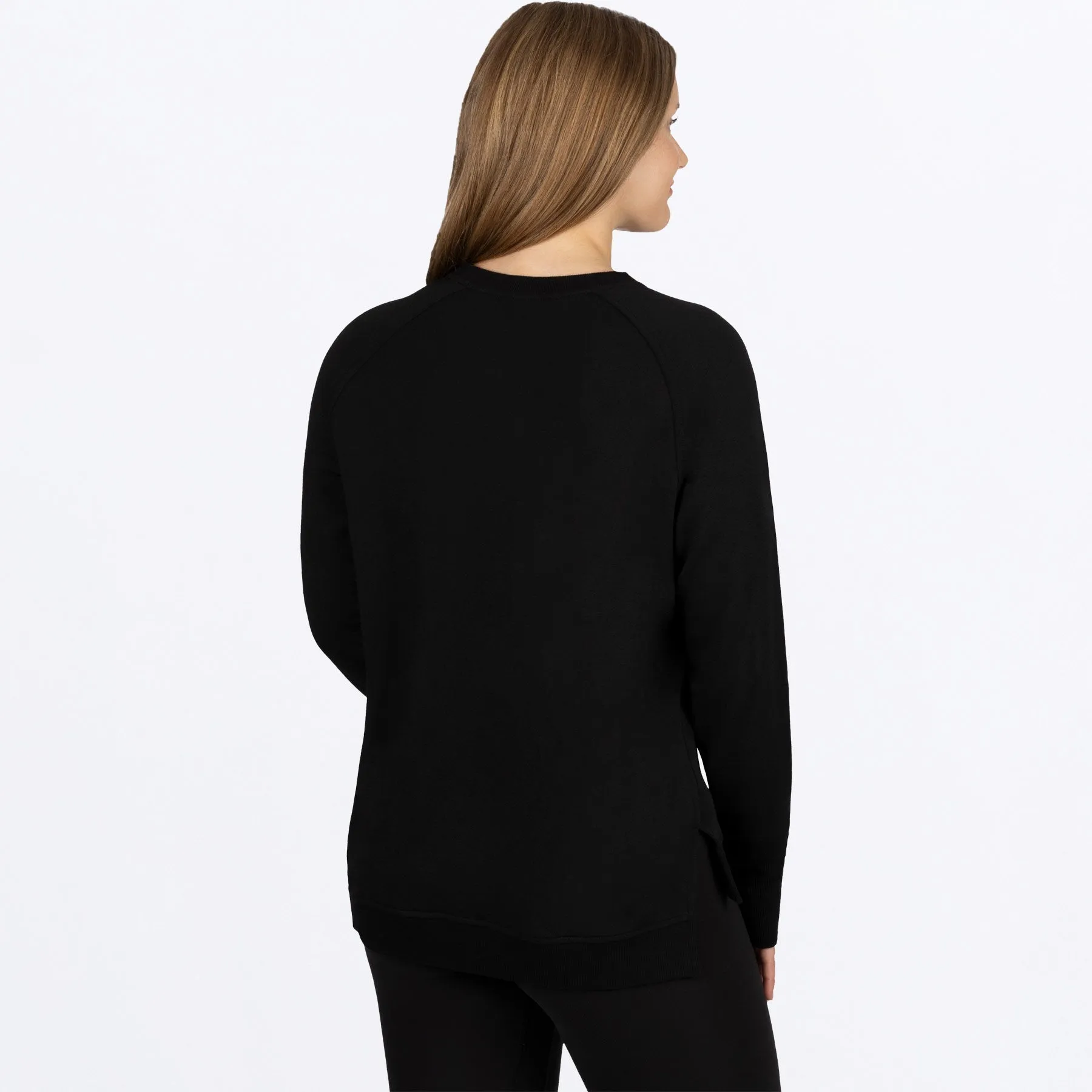 Women's Side Star Crewneck Pullover Sweater