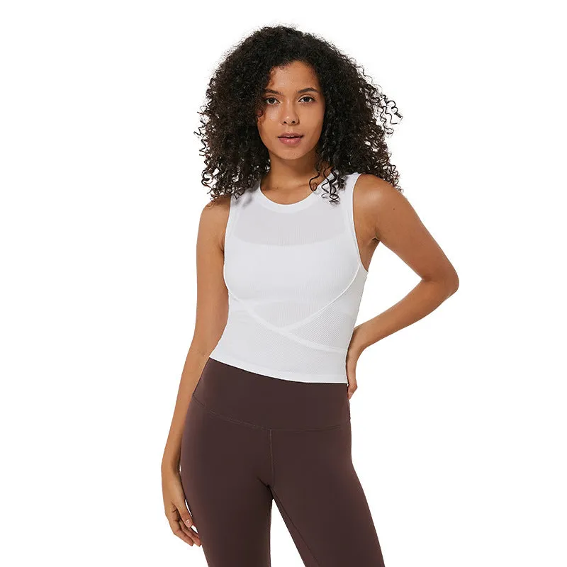 Women's Tank Top Fitness Breathable Work Out Women Crop Top