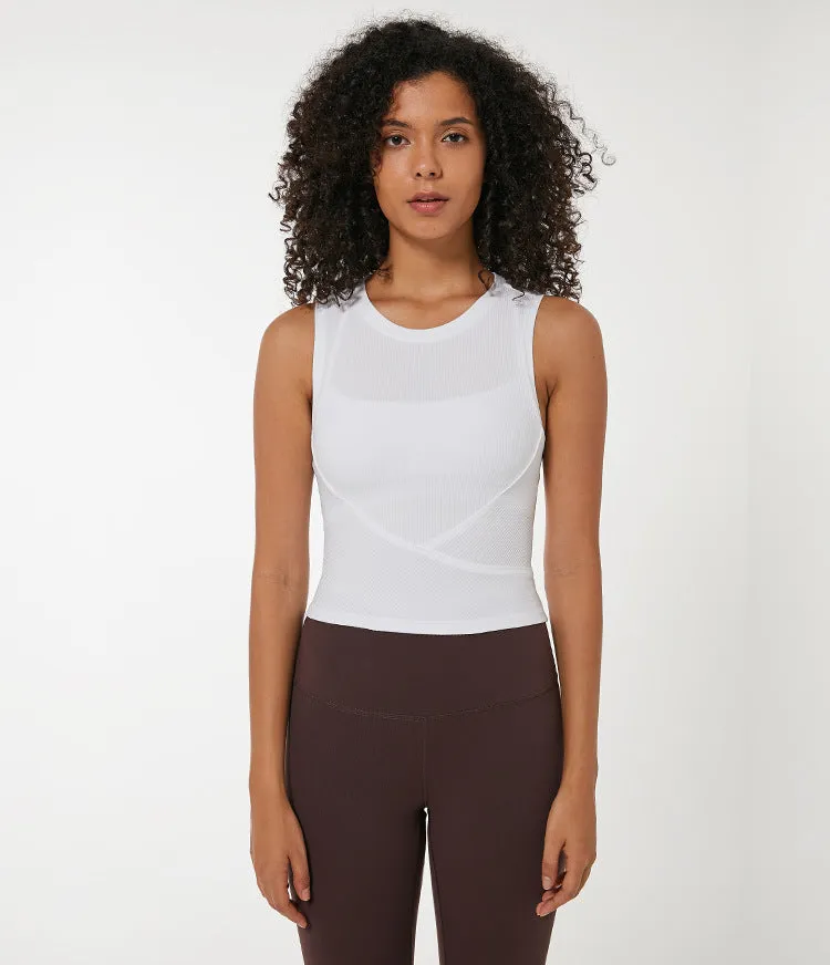 Women's Tank Top Fitness Breathable Work Out Women Crop Top