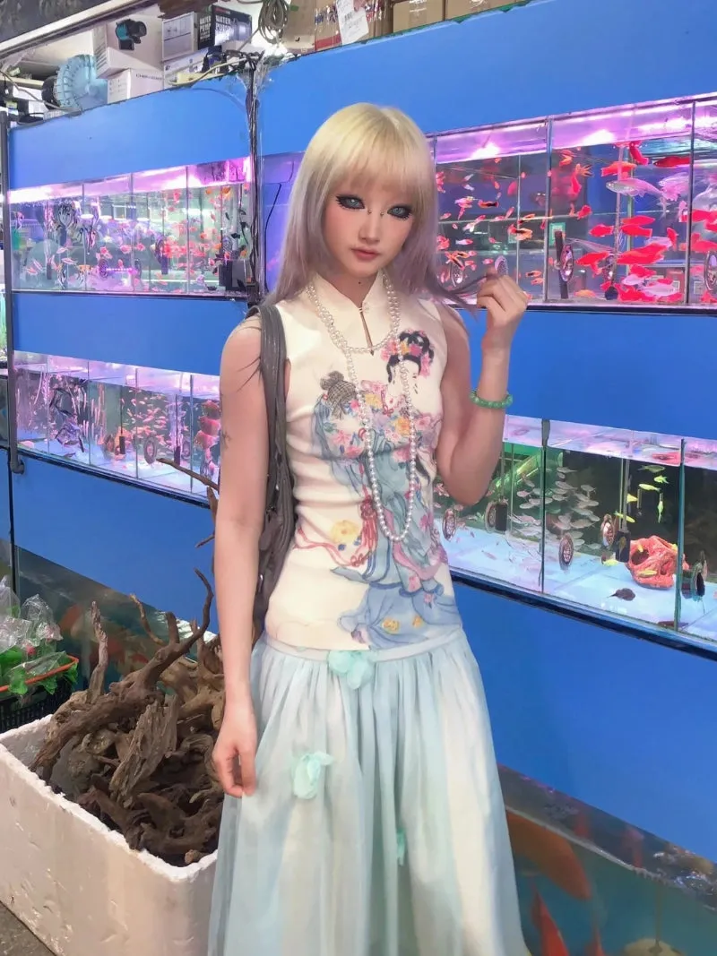 Y2K Japanese Girl Top
