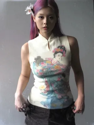 Y2K Japanese Girl Top