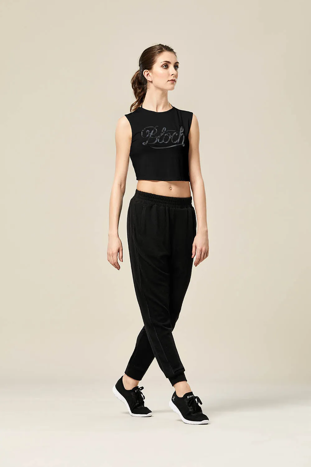 ZS55251 - Bloch Jayde Bloch Print Twist Back Womens Tank Top